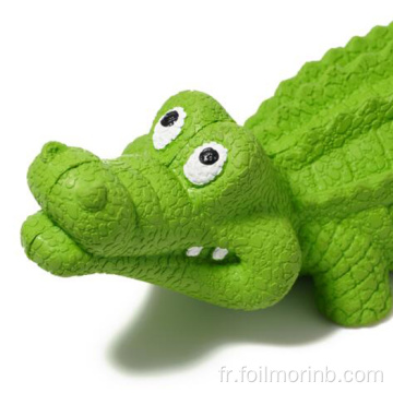 Jouet grinçant pour chien en forme de crocodile, jouets durables pour animaux de compagnie